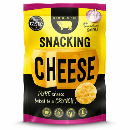 Serious Pig Crunchy Snacking Cheese Caramelised Onion 24g