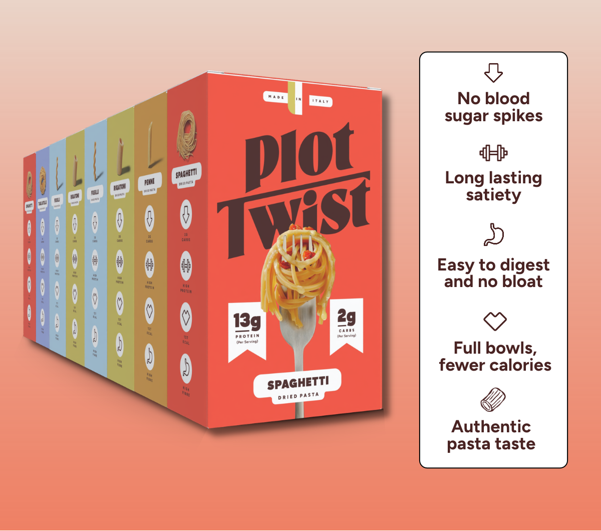 Plot Twist Spaghetti Low Carb Keto Pasta 210g
