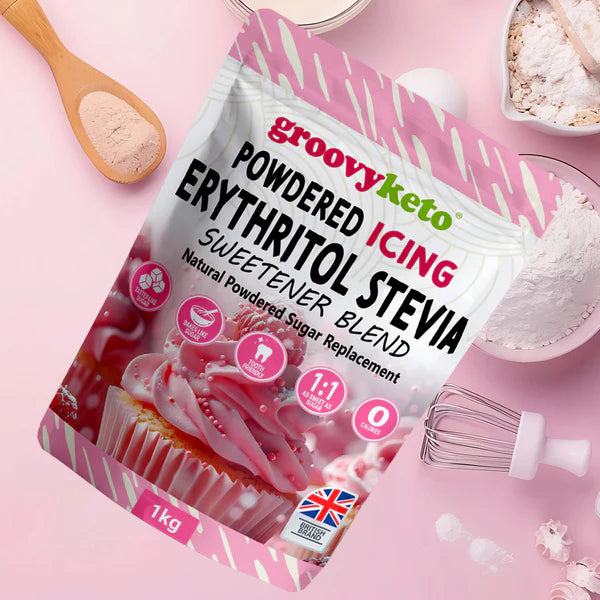 Groovy Keto Powdered Icing Erythritol & Stevia Blend 1kg