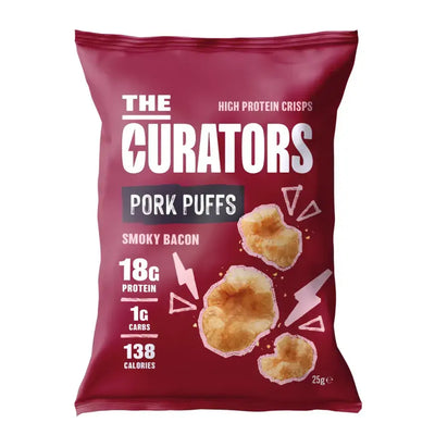 The Curators - Smoky Bacon Pork Puffs 25g