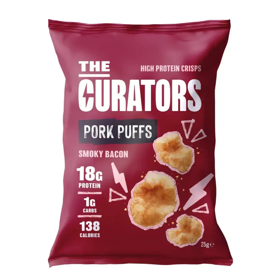 The Curators - Smoky Bacon Pork Puffs 25g