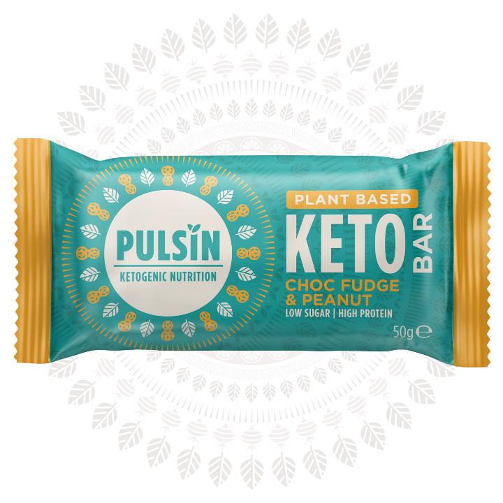 Pulsin Choc Fudge & Peanut Keto Bar 50g