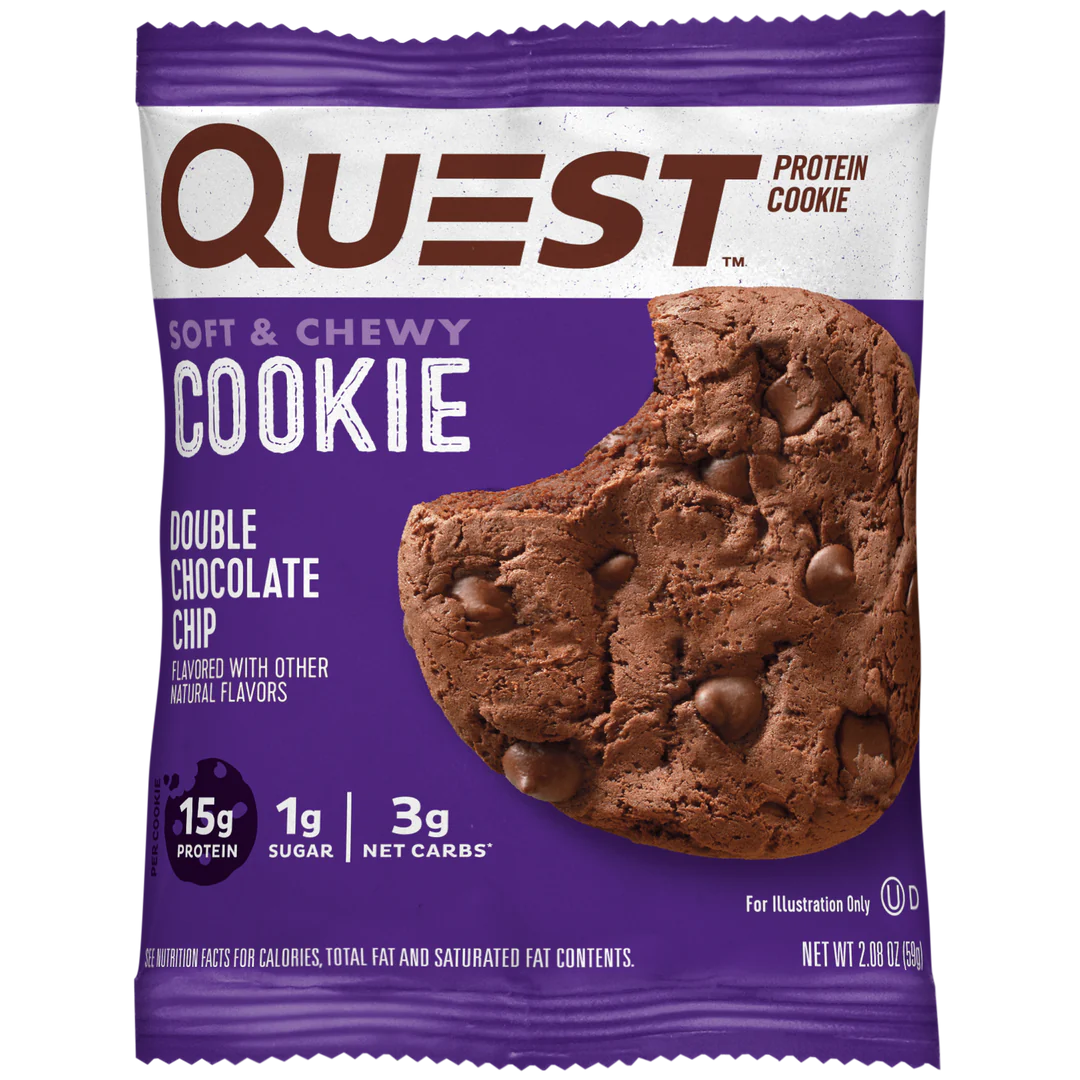 Quest Low Carb Cookie - Double Chocolate Chip 59g