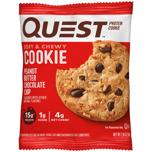 Quest Low Carb Cookie - Peanut Butter Chocolate Chip 58g