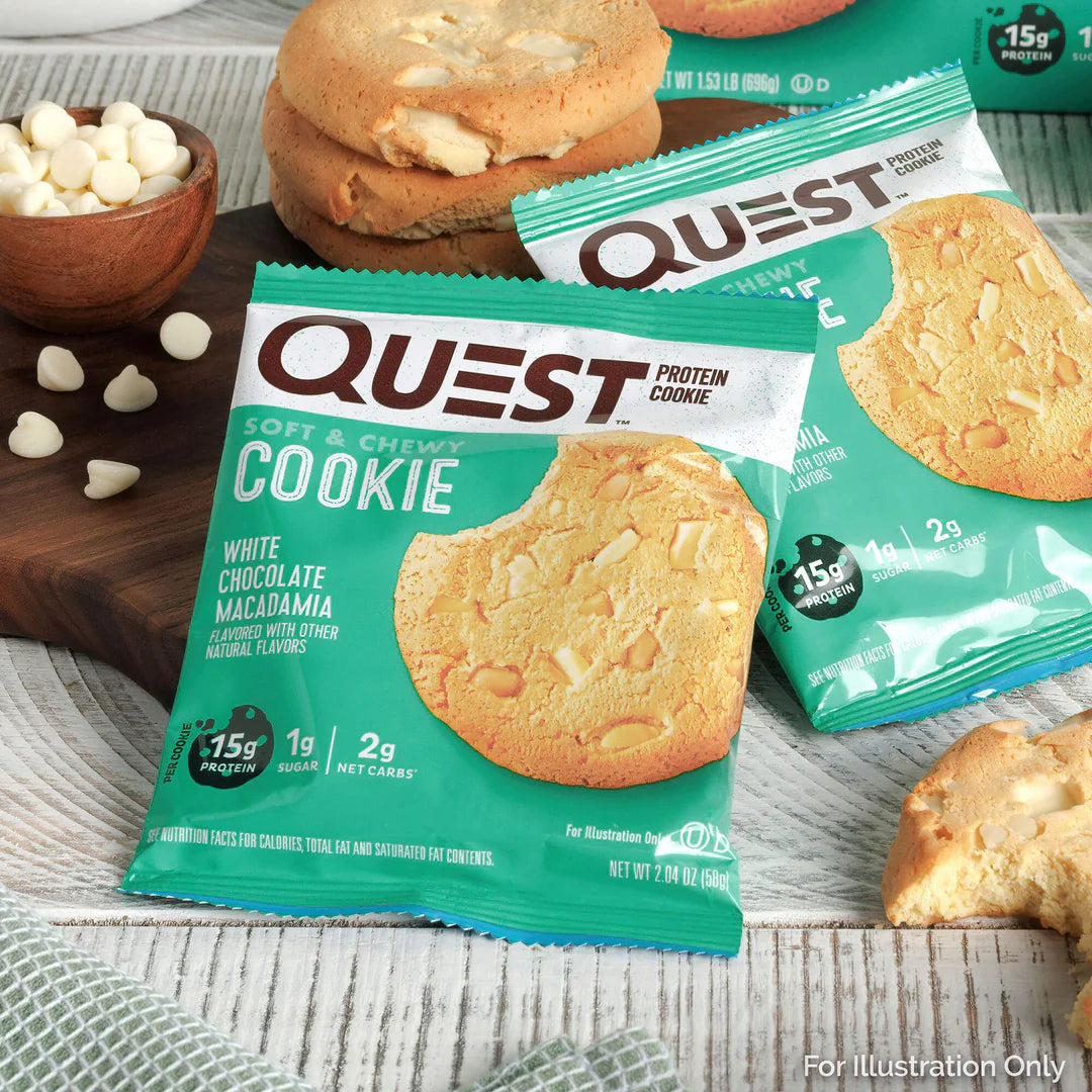 Quest Low Carb Cookie - White Chocolate Macadamia 58g