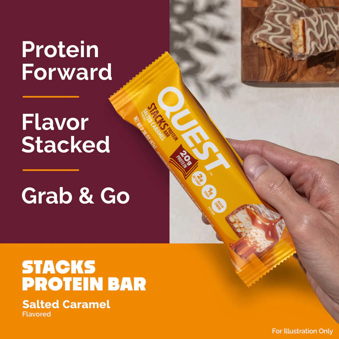Stacks Bar - Salted Caramel 67g