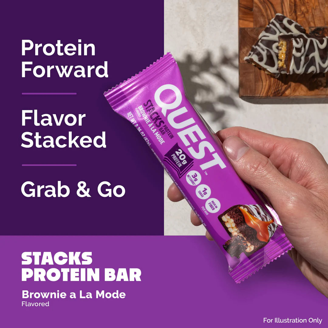 Stacks Bar - Brownie A La Mode 67g