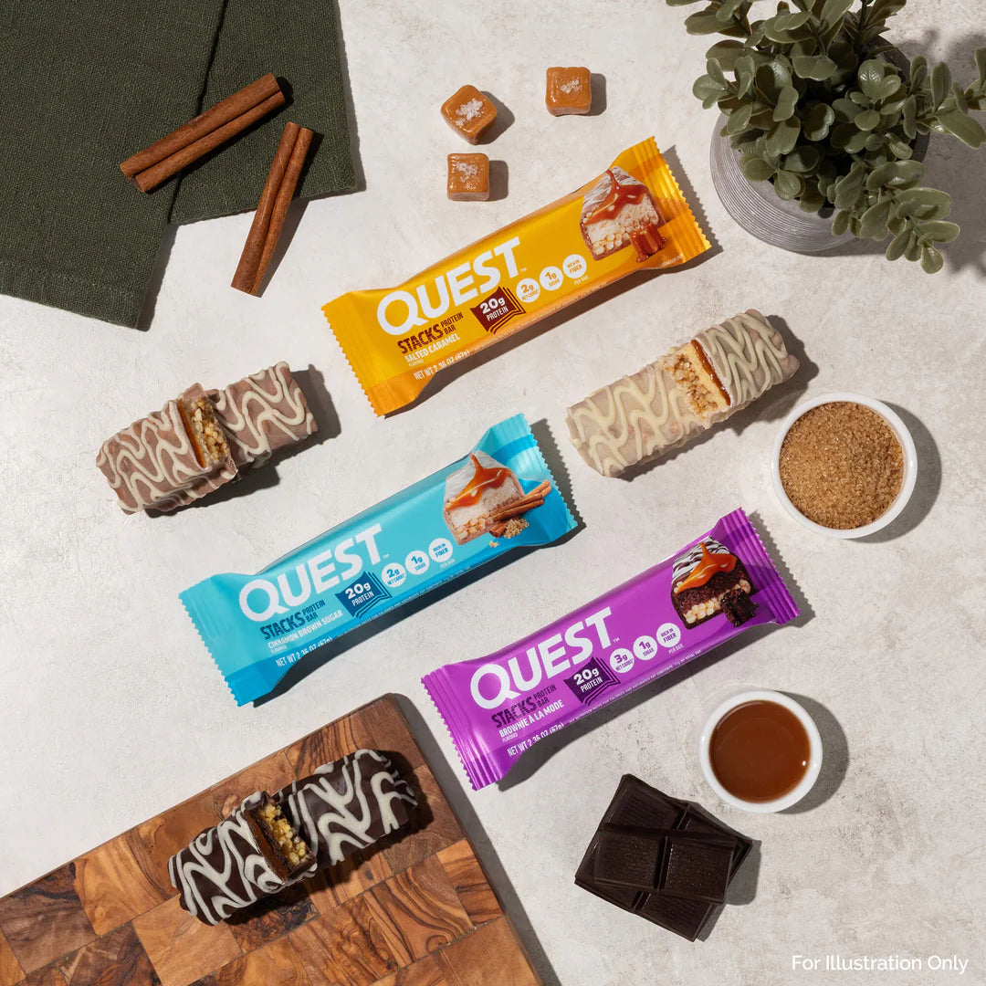 Stacks Bar - Salted Caramel 67g