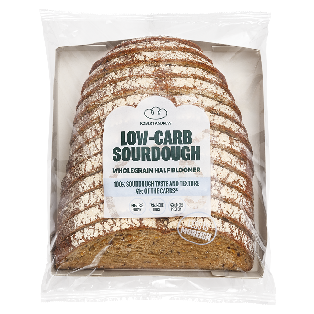 Low Carb Sourdough Wholegrain Half Bloomer 400g