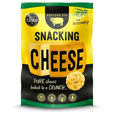 Serious Pig Crunchy Snacking Cheese Rosemary 24g