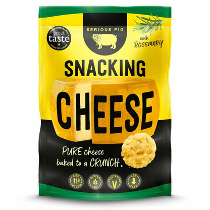 Serious Pig Crunchy Snacking Cheese Rosemary 24g