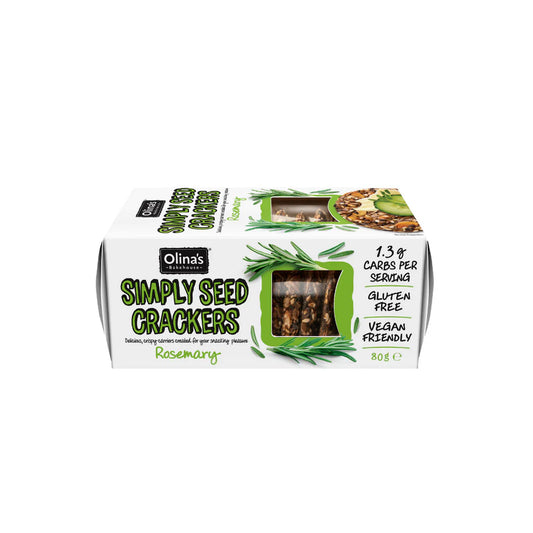 Olina's Bakehouse Crackers - Rosemary 80g