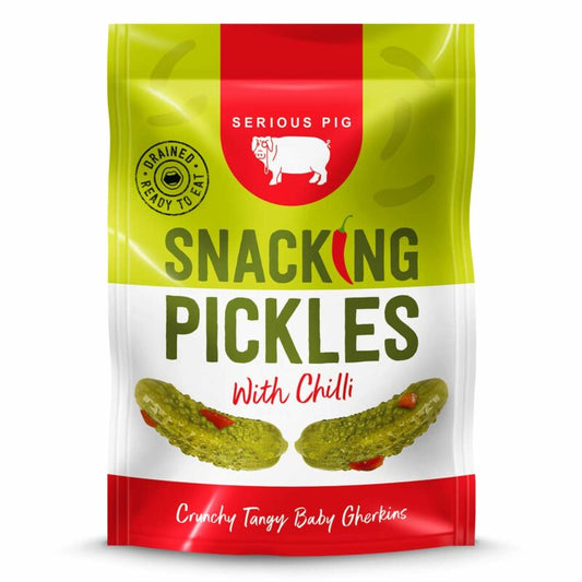 Serious Pig Snacking Pickles Chilli 40g