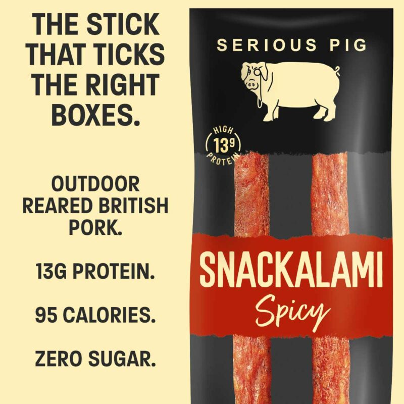 Serious Pig Snackalami Chilli Salami 30g