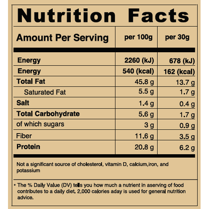 The Keto Elf Low Carb Keto Crackers - Three Seeds 30g