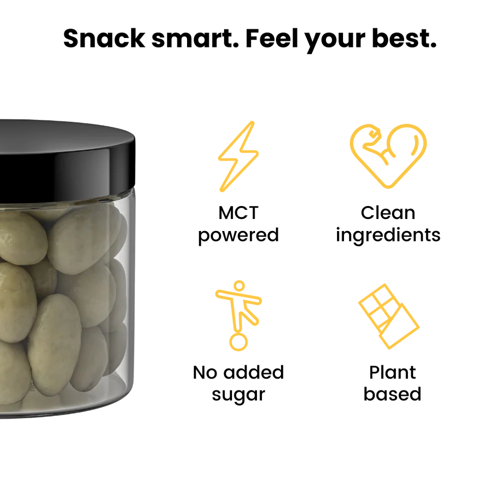White Chocolate Almonds + MCT 120g