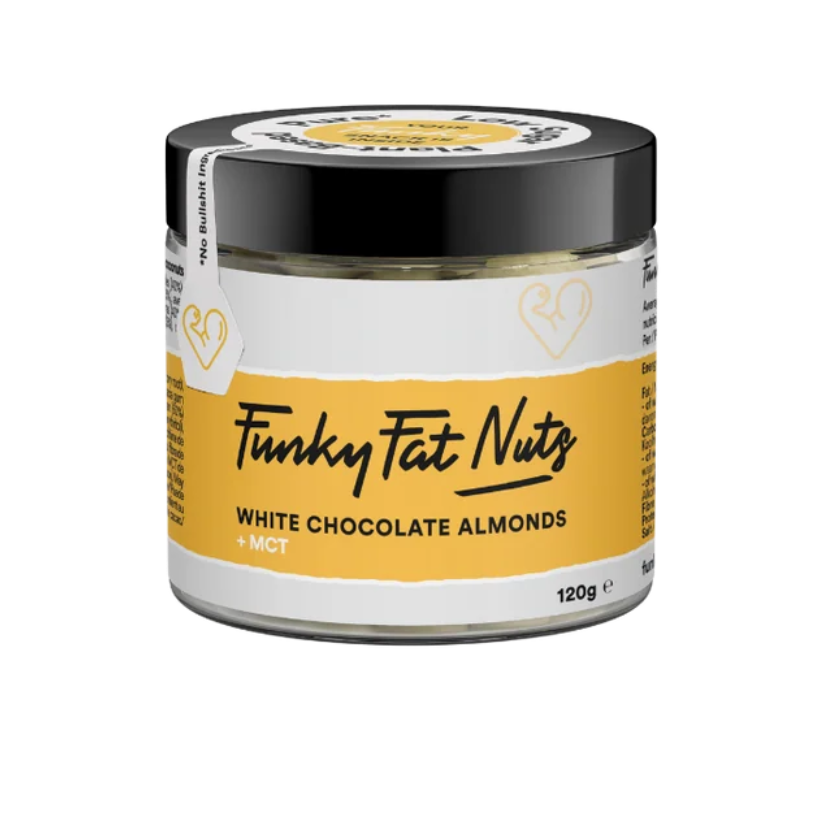White Chocolate Almonds + MCT 120g